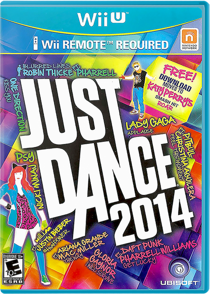 Just Dance 2014 cover art for Nintendo Wii U (WiiU) video game