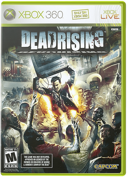 Dead Rising cover art for Xbox 360 (X360) action-adventure survival horror video game