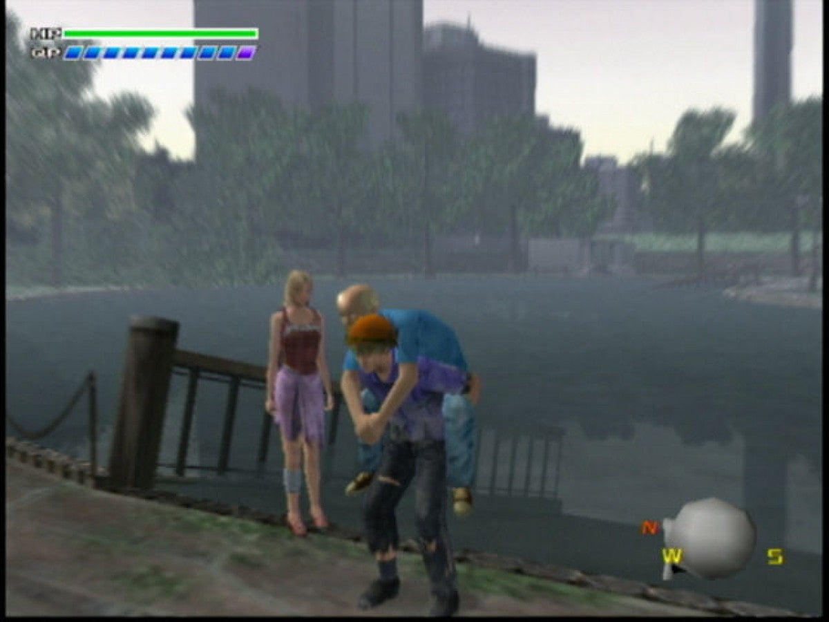 Disaster Report gameplay for PlayStation 2 (PS2) survival action-adventure video game