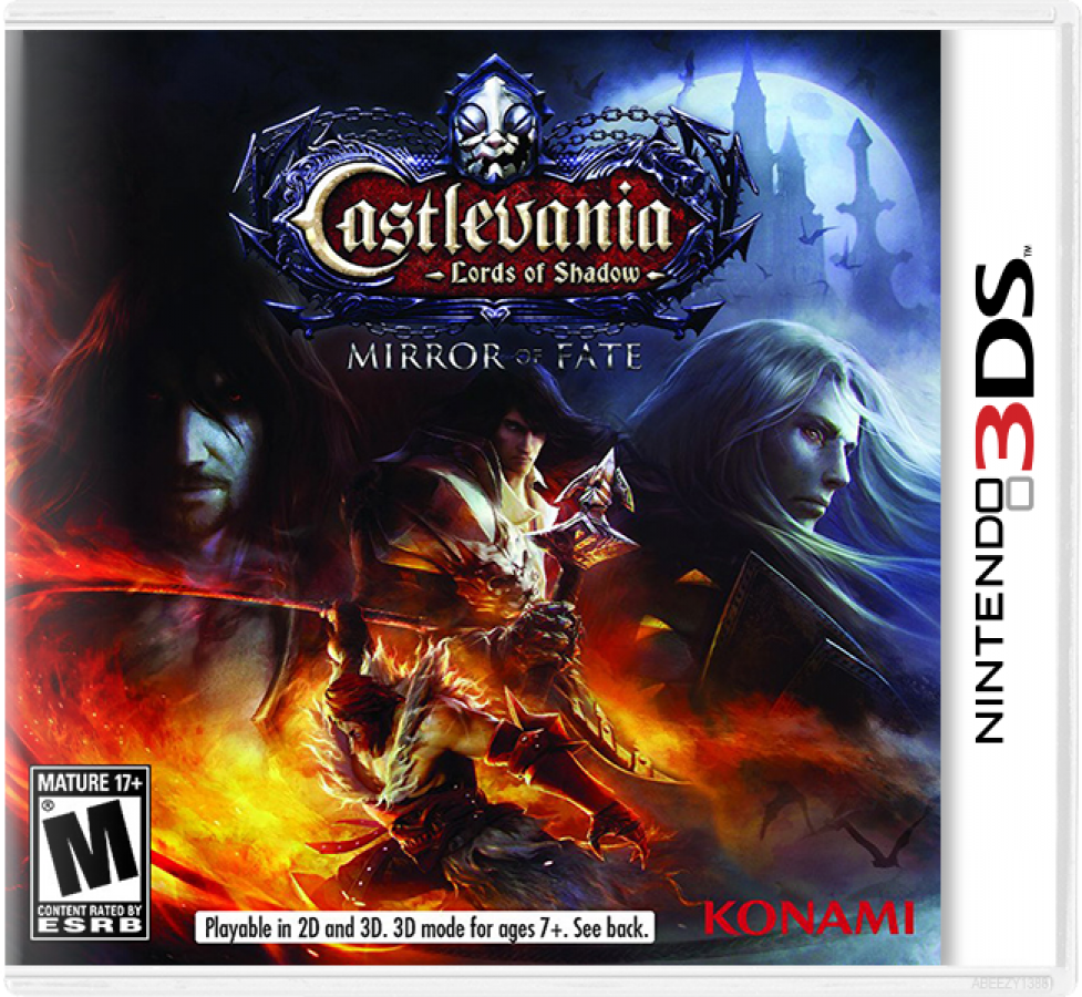 Castlevania: Mirror of Fate cover art for Nintendo 3DS (3DS) action adventure video game