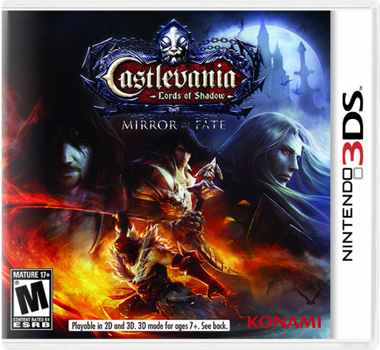 Castlevania: Mirror of Fate cover art for Nintendo 3DS (3DS) action adventure video game