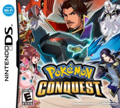 Pokémon Conquest cover art for Nintendo DS (DS) tactical RPG strategy video game
