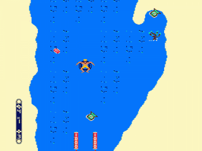Toobin Nintendo Entertainment System NES for retro video game enthusiasts featuring arcade style river rafting gameplay fast paced obstacle navigation competitive racing mechanics winding waterways reflex based challenges colorful classic action and collectible gaming appeal gameplay