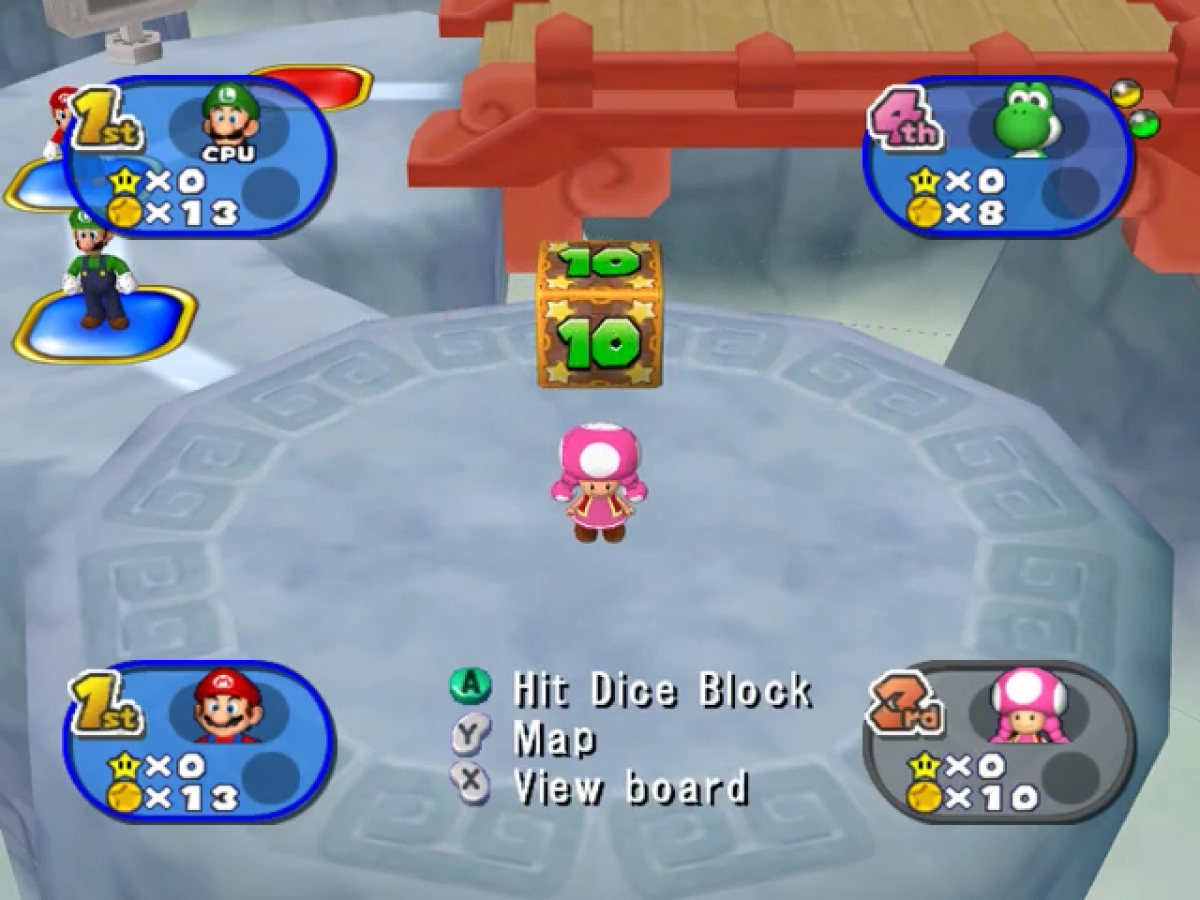 Mario Party 7– GameCube (GC) Gameplay Art for this GameCube Video Game 