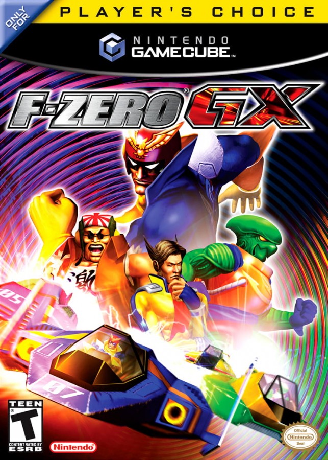 F-Zero GX Player’s Choice GameCube game featuring high-speed futuristic racing, challenging tracks, and intense competitive gameplay cover art