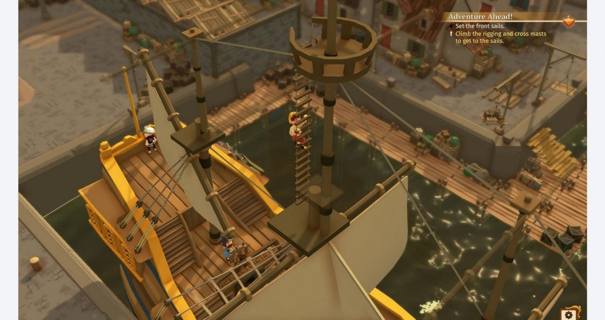 Stranded Sails: Explorers of the Cursed Islands gameplay image for Nintendo Switch (NS) video game