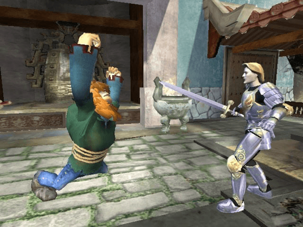 Shrek Superslam for Xbox (Xbox) gameplay action fighting video game.