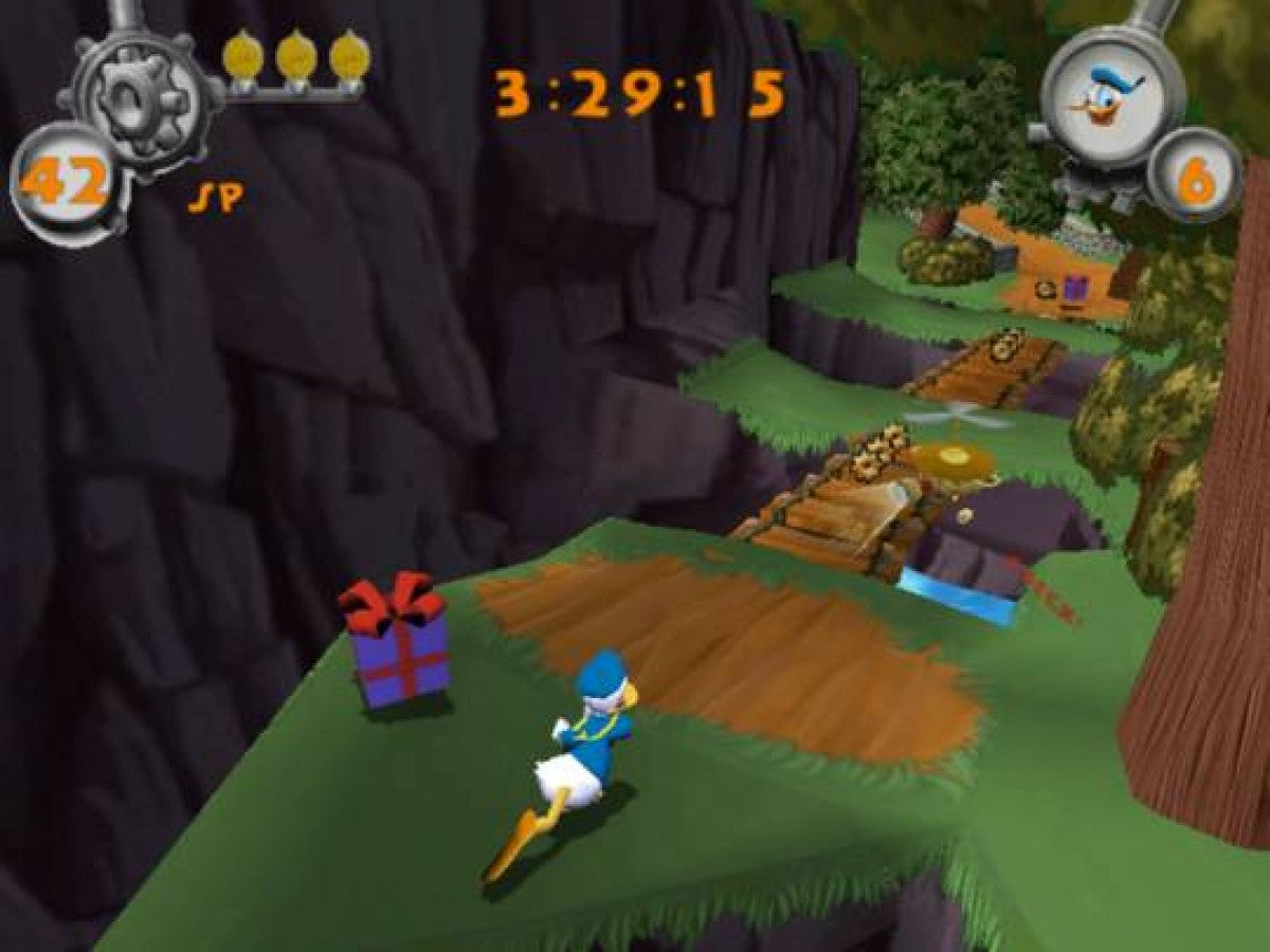 Disney Donald Duck: Goin' Quackers! gameplay for GameCube (GC) platformer action-adventure video game