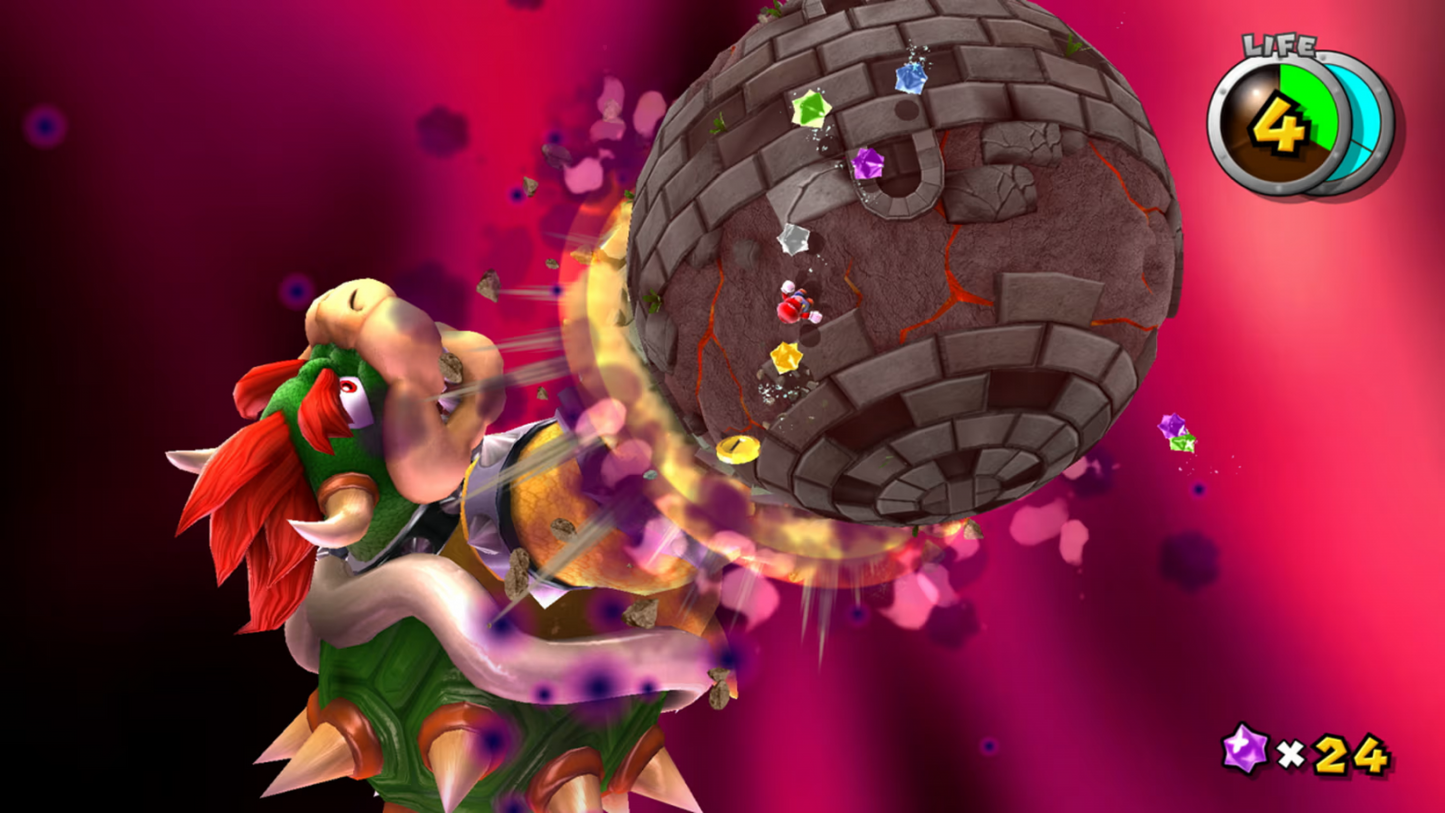 Super Mario Galaxy + Super Mario Galaxy 2 Nintendo Switch NS 3D platformer video game collection featuring Mario space exploration gravity-defying worlds colorful galaxies creative platforming power-ups challenging obstacles cosmic enemies star collecting and classic Nintendo Switch NS gameplay collectible gaming appeal gameplay