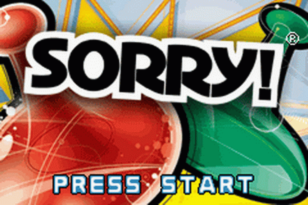 Aggravation / Sorry / Scrabble Jr  – Game Boy Advance (GBA) Title Screen imagery