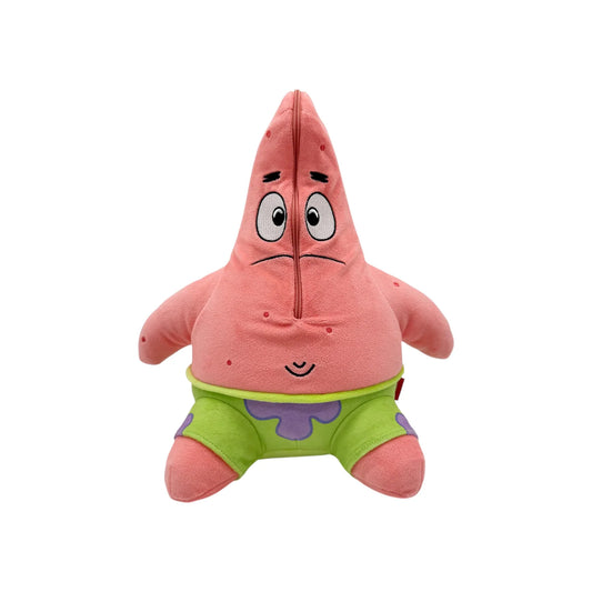 Peeled Patrick 9 Inch Plush featuring SpongeBob SquarePants inspired character design soft collectible plush unique peeled appearance detailed craftsmanship display worthy collectible merchandise fan favorite character and collectible gaming appeal 