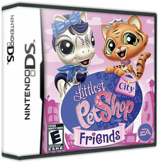 Littlest Pet Shop: City Friends cover art for Nintendo DS (DS) video game