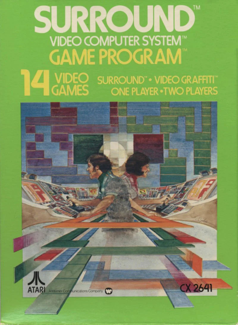 Surround cover art for Atari 2600 video game
