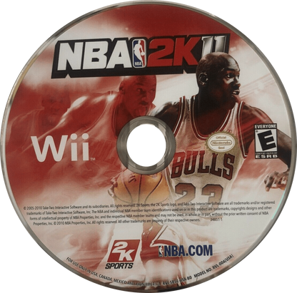 NBA 2K11 Wii inspired design featuring realistic basketball simulation aesthetic legendary NBA teams and players fast paced court action championship competition motion controlled gameplay authentic arena atmosphere sports gaming nostalgia presentation disc