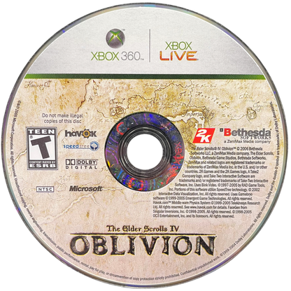 The Elder Scrolls IV Oblivion Collector's Edition Xbox 360 inspired design featuring epic open world fantasy role playing adventure aesthetic vast kingdom exploration magic and sword combat immersive quests rich lore medieval landscapes collector edition presentation disc 1