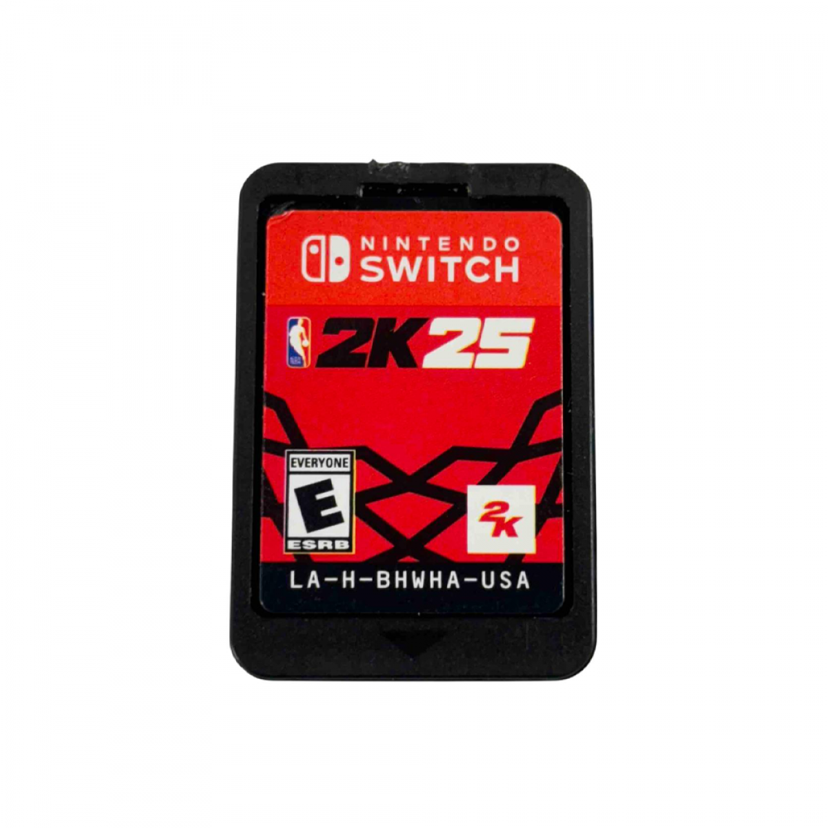 NBA 2K25 game card cover art for Nintendo Switch (NS) basketball video game. 