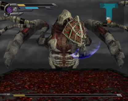 Nano Breaker PS2 Sony PlayStation 2 action hack and slash sci fi cybernetic weapon combat virus infected nanomachine enemies fast paced melee combos Konami dark futuristic story retro gaming PlayStation 2 software video game title gameplay