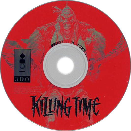 Killing Time 3DO Interactive Multiplayer for retro video game enthusiasts featuring first person shooter gameplay supernatural horror atmosphere haunted mansion exploration puzzle solving fast paced combat eerie environments and collectible gaming appeal disc