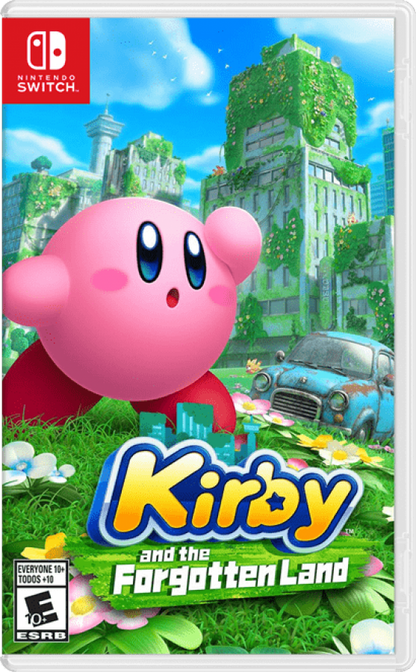 Kirby and the Forgotten Land cover art for Nintendo Switch (NS) video game