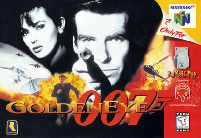 007 GoldenEye cover art for Nintendo 64 (N64) video game