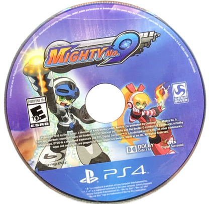 Mighty No. 9 – PlayStation 4 (PS4) video game disc, action platformer game