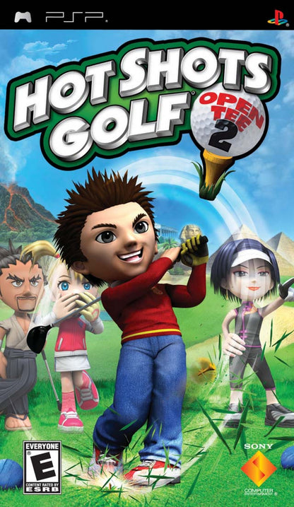 Hot Shots Golf: Open Tee 2 cover art for PlayStation Portable (PSP) golf sports game
