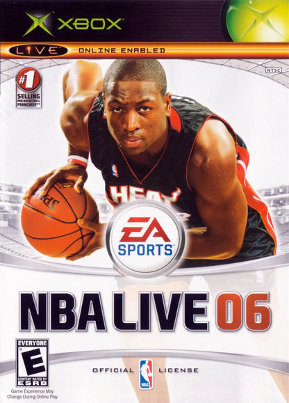 NBA Live 06 cover art for Xbox (XBOX) video game