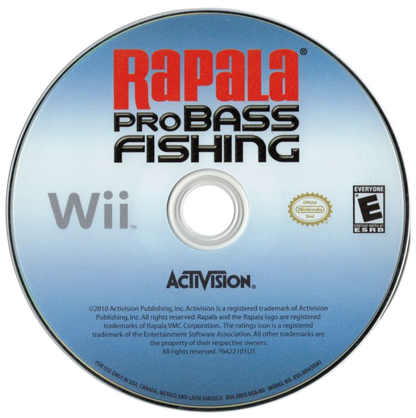 Rapala Pro Bass Fishing – Nintendo Wii (Wii) fishing simulation sports video game disc