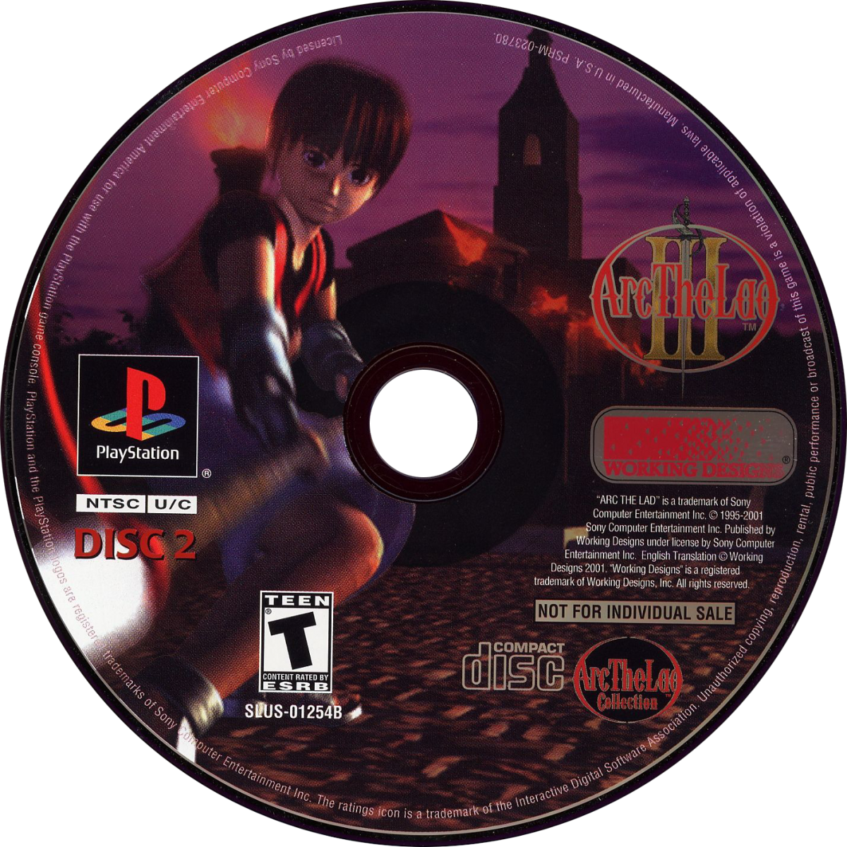 Arc the Lad PS1 tactical RPG strategy role playing game anime fantasy adventure turn based grid combat story driven campaign Working Designs style classic JRPG retro gaming PlayStation software video game title arc the lad iii 