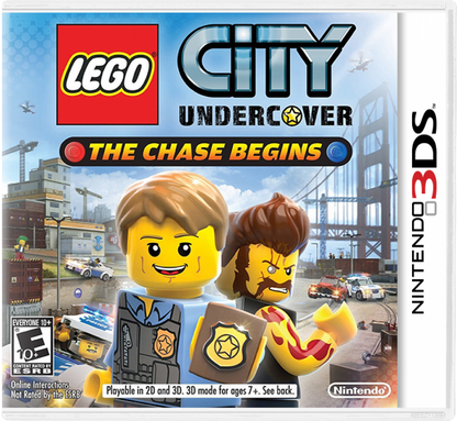 LEGO City Undercover: The Chase Begins cover art for Nintendo 3DS (3DS) action adventure video game