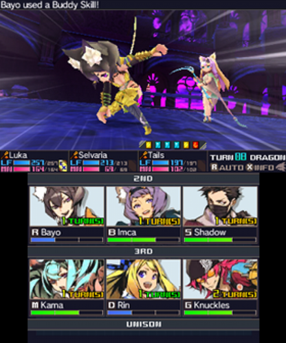 7th Dragon III Code: VFD gameplay for Nintendo 3DS (3DS) role-playing video game