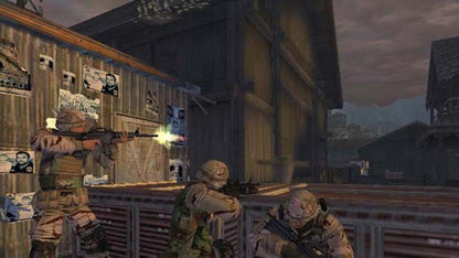 Full Spectrum Warrior: Ten Hammers gameplay for PlayStation 2 (PS2) modern military tactical squad-based action video game