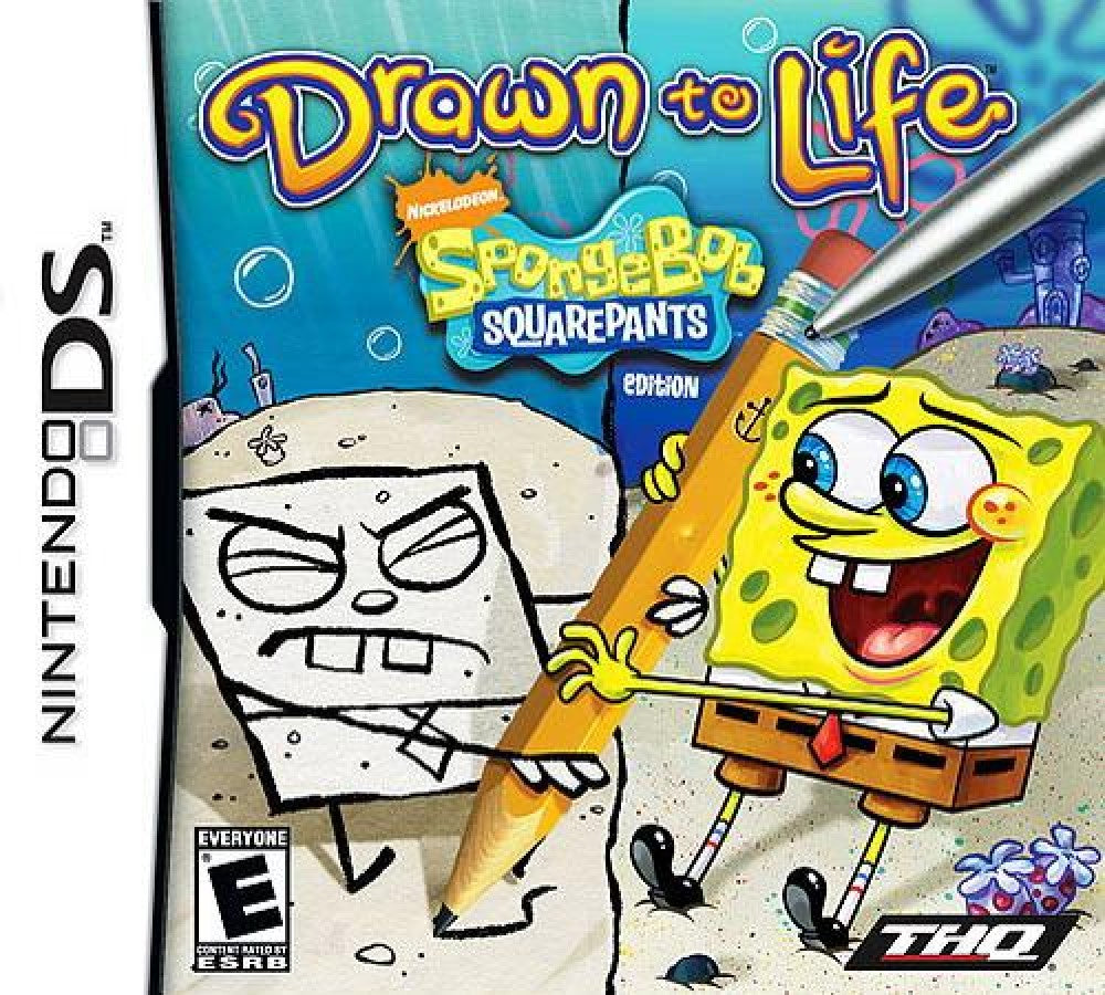 Drawn to Life: SpongeBob SquarePants Edition cover art for Nintendo DS (DS) video game