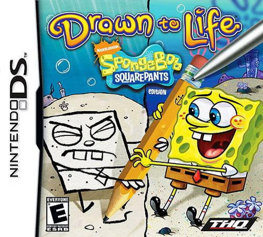 Drawn to Life: SpongeBob SquarePants Edition cover art for Nintendo DS (DS) video game