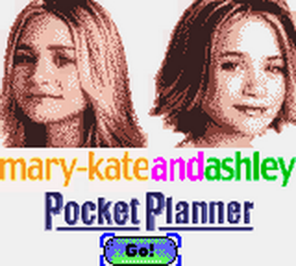 Mary-Kate and Ashley Pocket Planner Game Boy Color GBC for retro video game enthusiasts featuring personal organizer gameplay calendar scheduling contact management note taking handheld utility features interactive lifestyle functions and collectible gaming appeal  