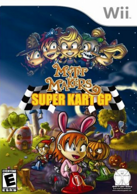 Myth Makers: Super Kart GP cover art for Nintendo Wii (Wii) video game