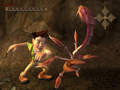 Pitfall The Lost Expedition for Xbox featuring adventure platforming in jungle environments gameplay