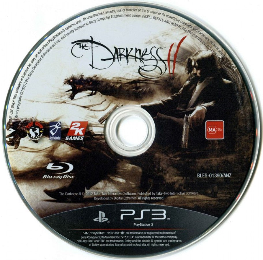 2K Power Pack Collection PlayStation 3 PS3 for retro video game enthusiasts featuring The Darkness II BioShock 2 and Mafia II with action shooter gameplay immersive storytelling first person and third person combat atmospheric worlds cinematic adventures and collectible gaming appeal disc 