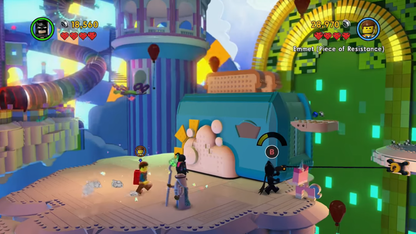 LEGO Movie Videogame Xbox 360 action-adventure building game based on the animated film with open-world exploration and humor gameplay screenshot
