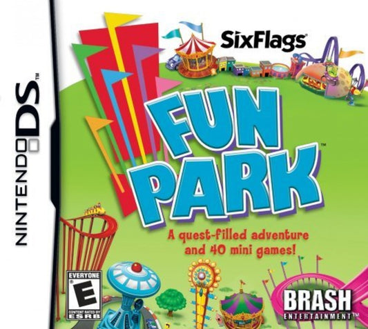 Six Flags Fun Park cover art for Nintendo DS (DS) video game