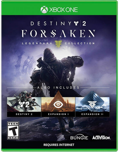 Destiny 2 Xbox One sci-fi shooter with cooperative missions, raids, and fast-paced action in expansive interplanetary worlds cover art