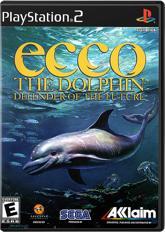 Ecco the Dolphin: Defender of the Future cover art for PlayStation 2 (PS2) video game