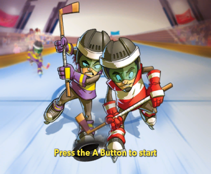 Kidz Sports: Ice Hockey – Nintendo Wii (Wii) arcade ice hockey sports video game title screen