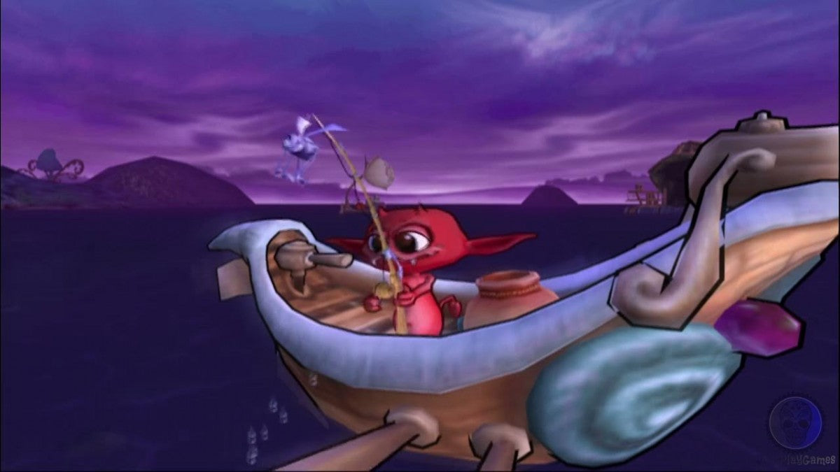 Cocoto Fishing Master for PlayStation 2 with arcade-style fishing and colorful underwater adventure theme gameplay