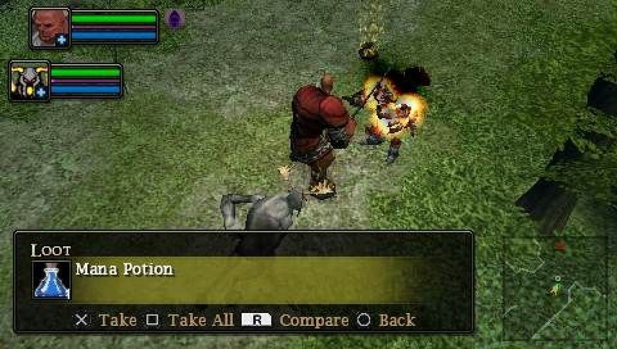 Dungeon Siege: Throne of Agony – PlayStation Portable (PSP) gameplay for action role-playing video game