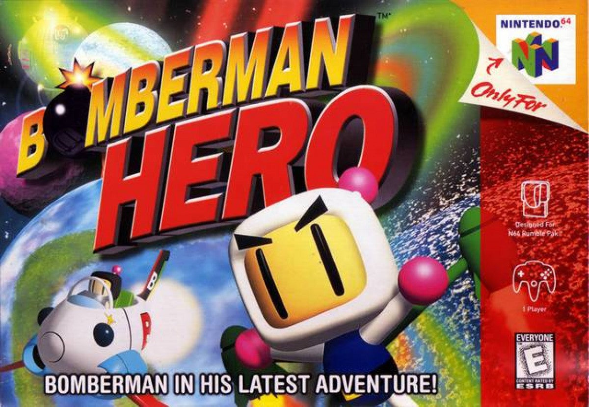 Bomberman Hero cover art for Nintendo 64 N64 video game