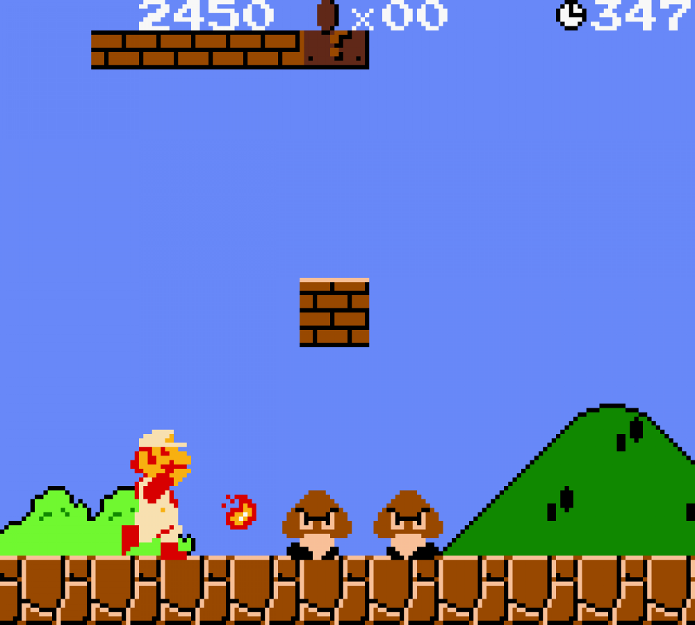 Super Mario Bros Deluxe for Game Boy Color, gameplay for a platformer video game with side-scrolling gameplay, classic level design, retro action challenges, and iconic character-based gameplay
