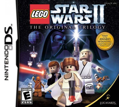 LEGO Star Wars II: The Original Trilogy cover art for Nintendo DS (DS) action adventure video game