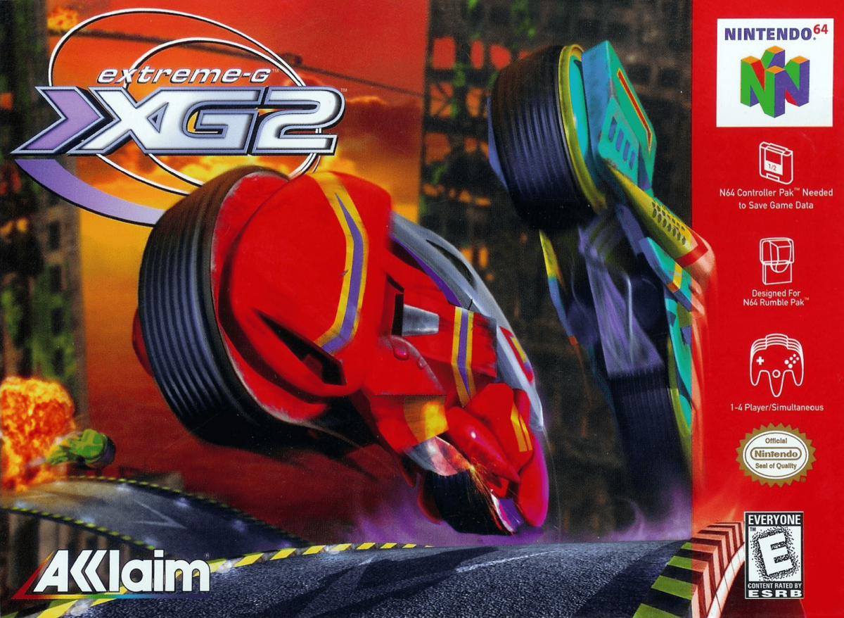 XG2 - Extreme-G cover art for Nintendo 64 N64 video game
