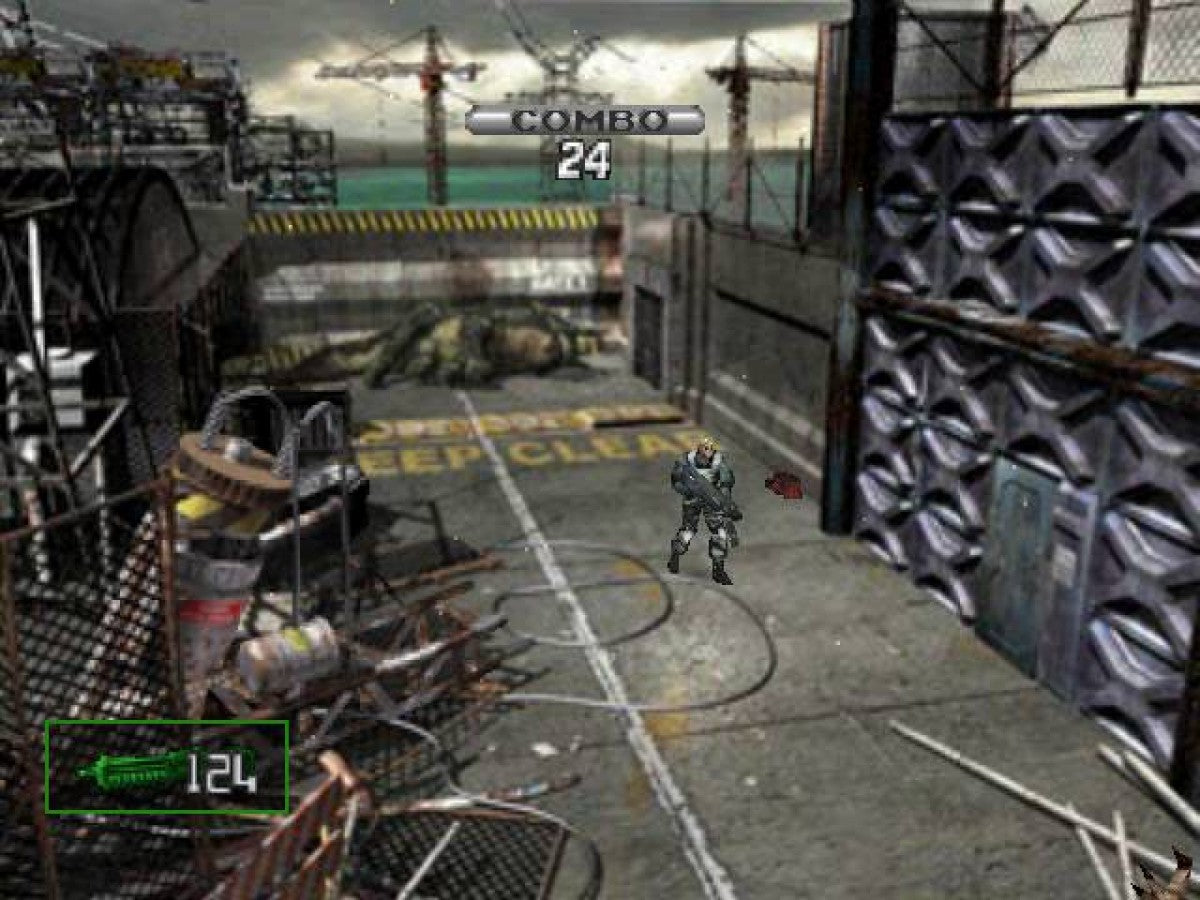 Dino Crisis 2 PS1 PlayStation 1 survival horror action game dinosaur shooter Capcom arcade style combat Regina third person adventure retro video game gameplay 